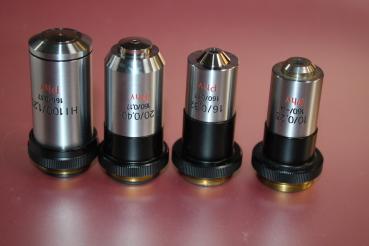 Zeiss Jena PHV Objektivsatz 10x/16x/20x/100x/ TL160