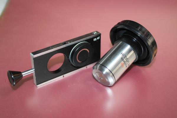 Zeiss Jena Objektiv PH HI 100/ 1,25/ TL 160/ 0,17 mit PH/Schieber 100x