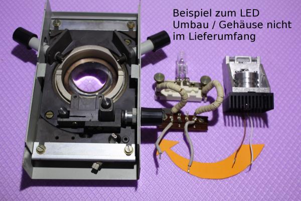 LED Umbausatz Universal für Zeiss Jena 50-100 Watt Gehäuse